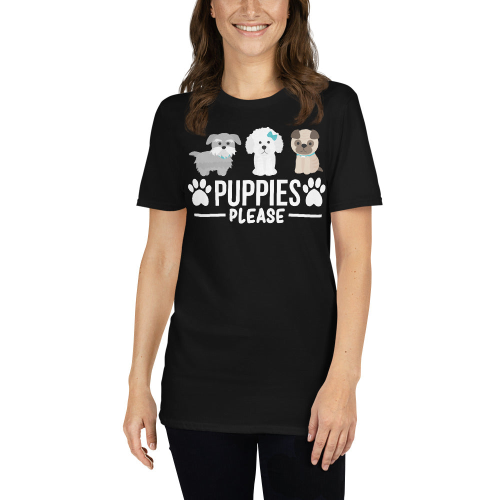 Puppies please Unisex T-Shirt