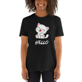 Hello Cat Unisex-T-Shirt