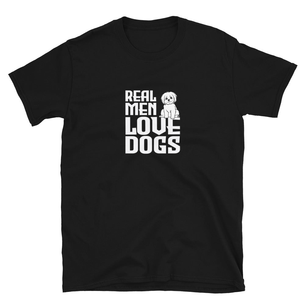 Real men love dogs unisex t-shirt