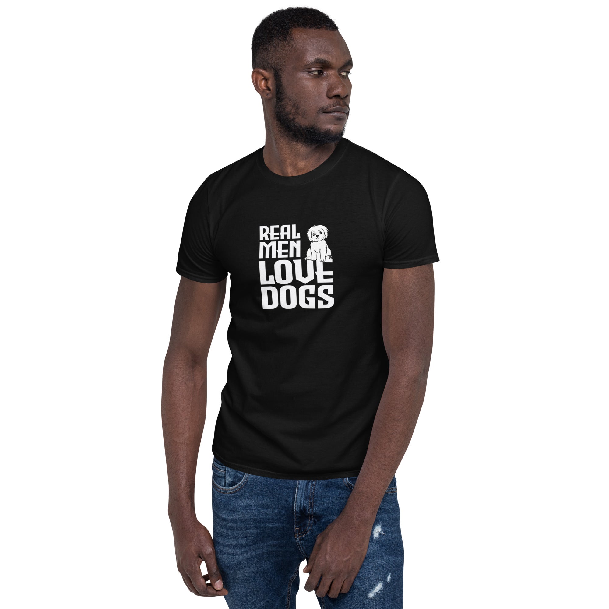 Real men love dogs unisex t-shirt