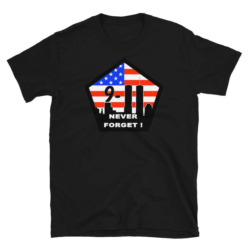 9/11 never forget unisex t-shirt