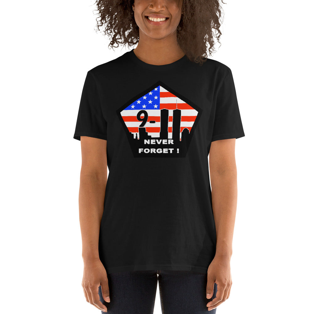 9/11 never forget unisex t-shirt