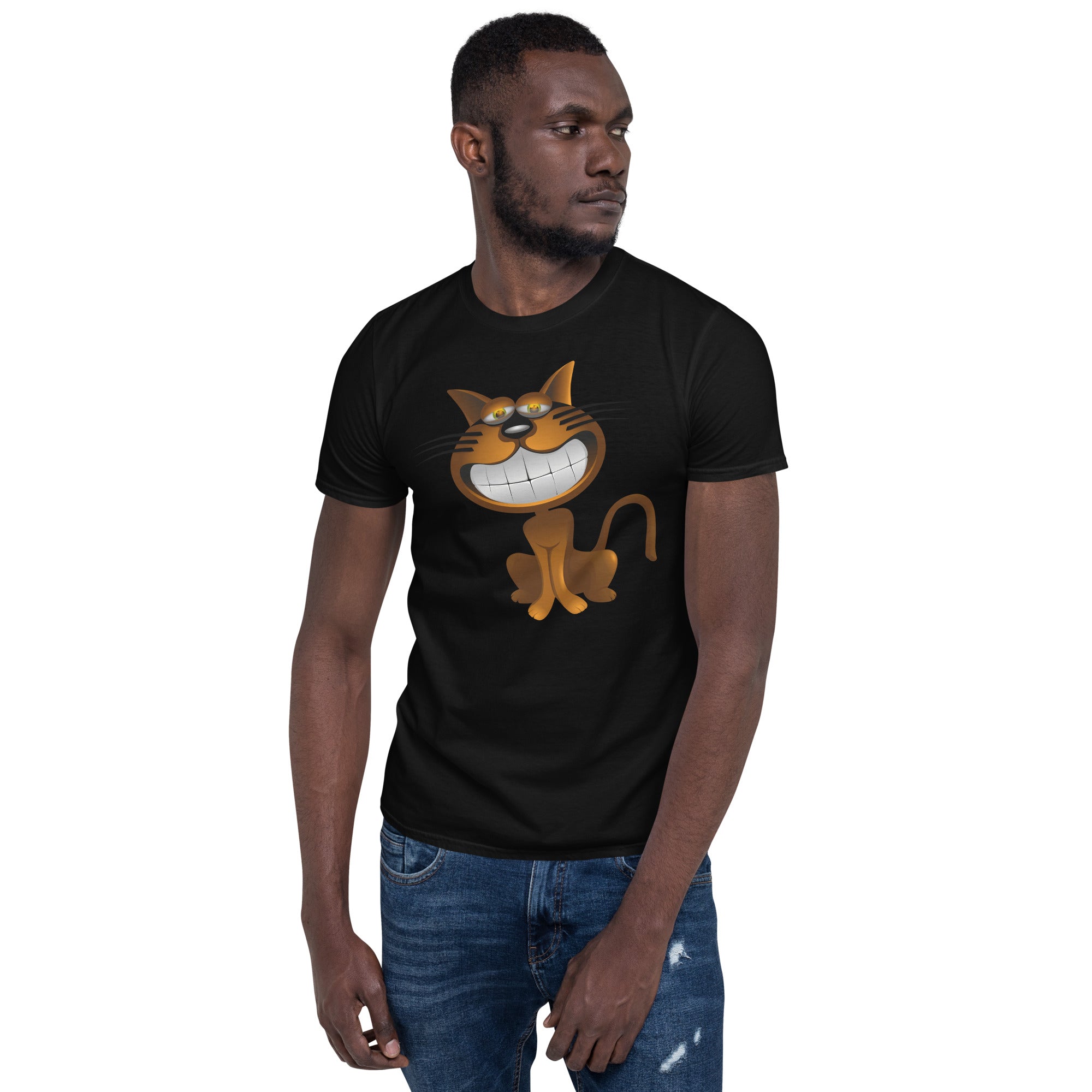 Cat Smiling Unisex T-Shirt