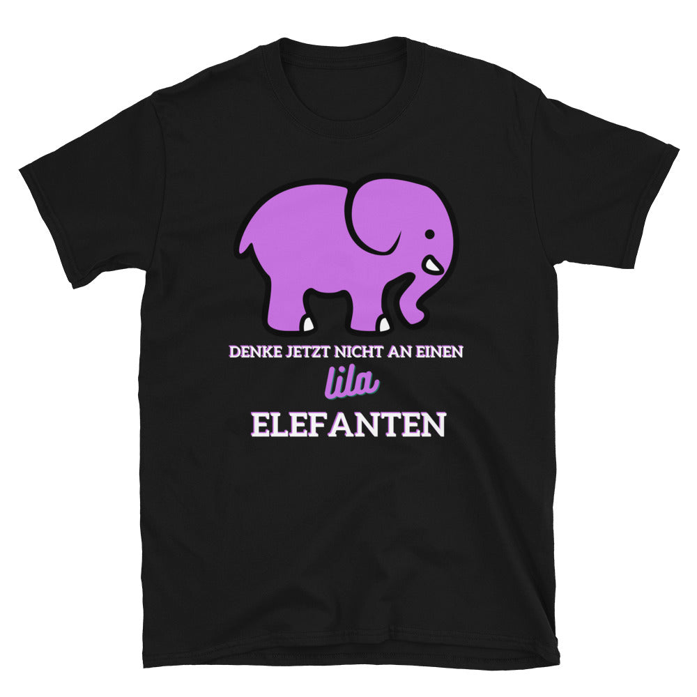 Lila Elefant Unisex-T-Shirt