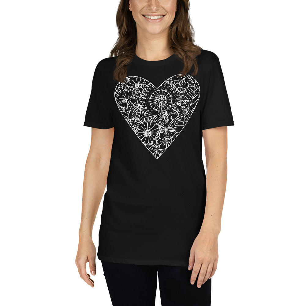 Mandala Heart Unisex T-Shirt