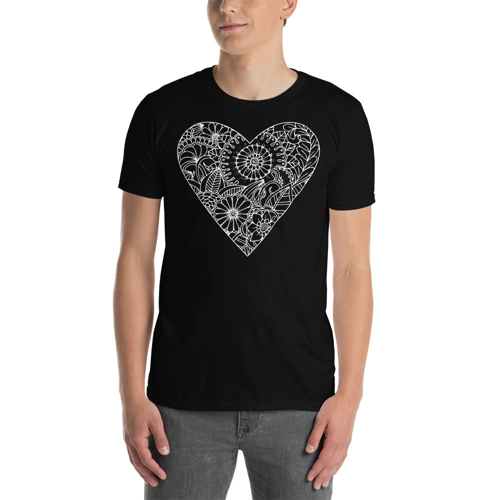 Mandala Heart Unisex T-Shirt