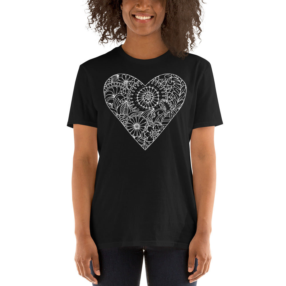 Mandala Heart Unisex T-Shirt