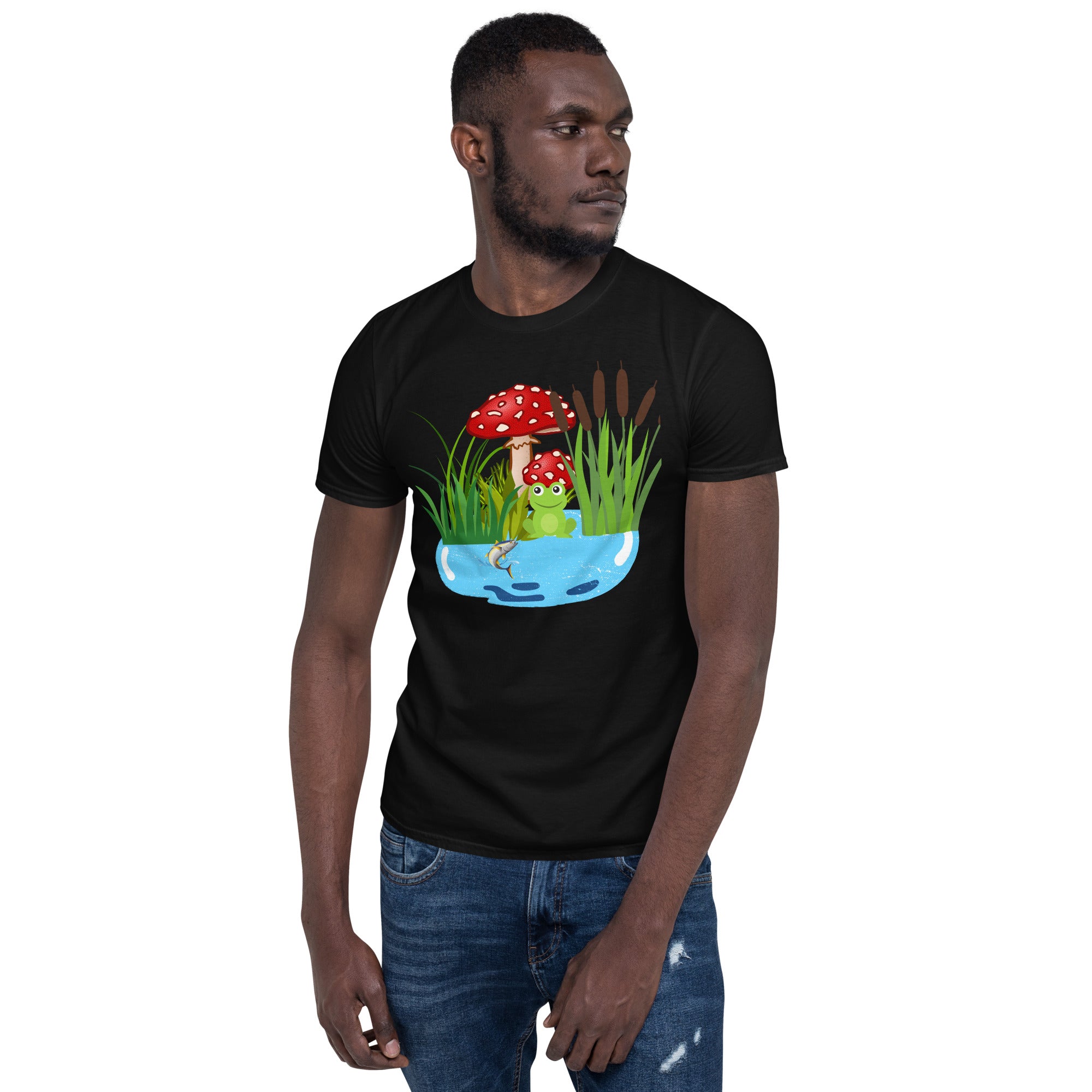 Pond with Frog Unisex T-Shirt