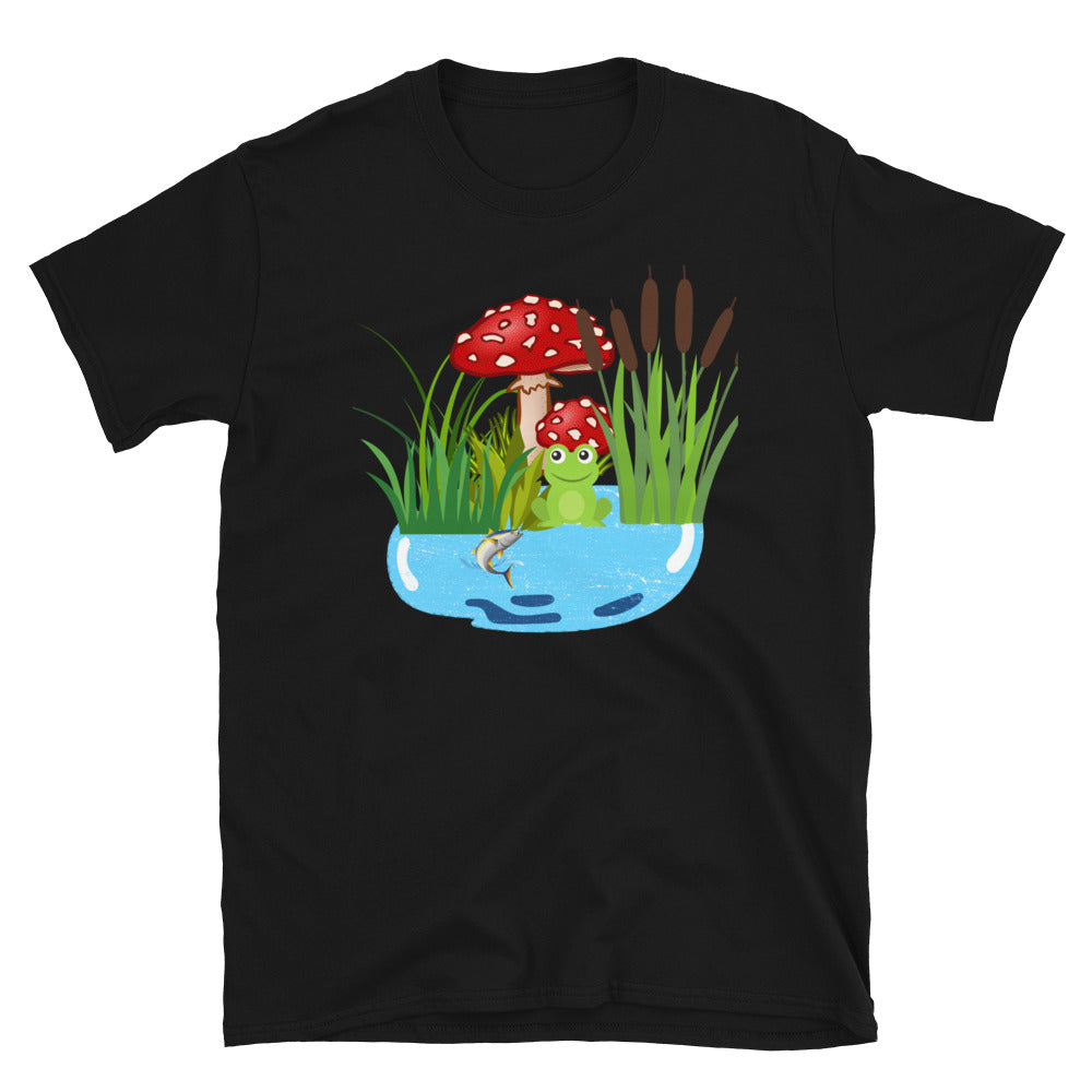 Pond with Frog Unisex T-Shirt