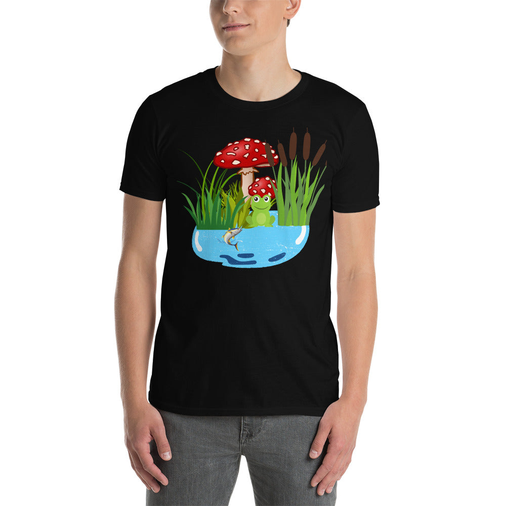 Pond with Frog Unisex T-Shirt