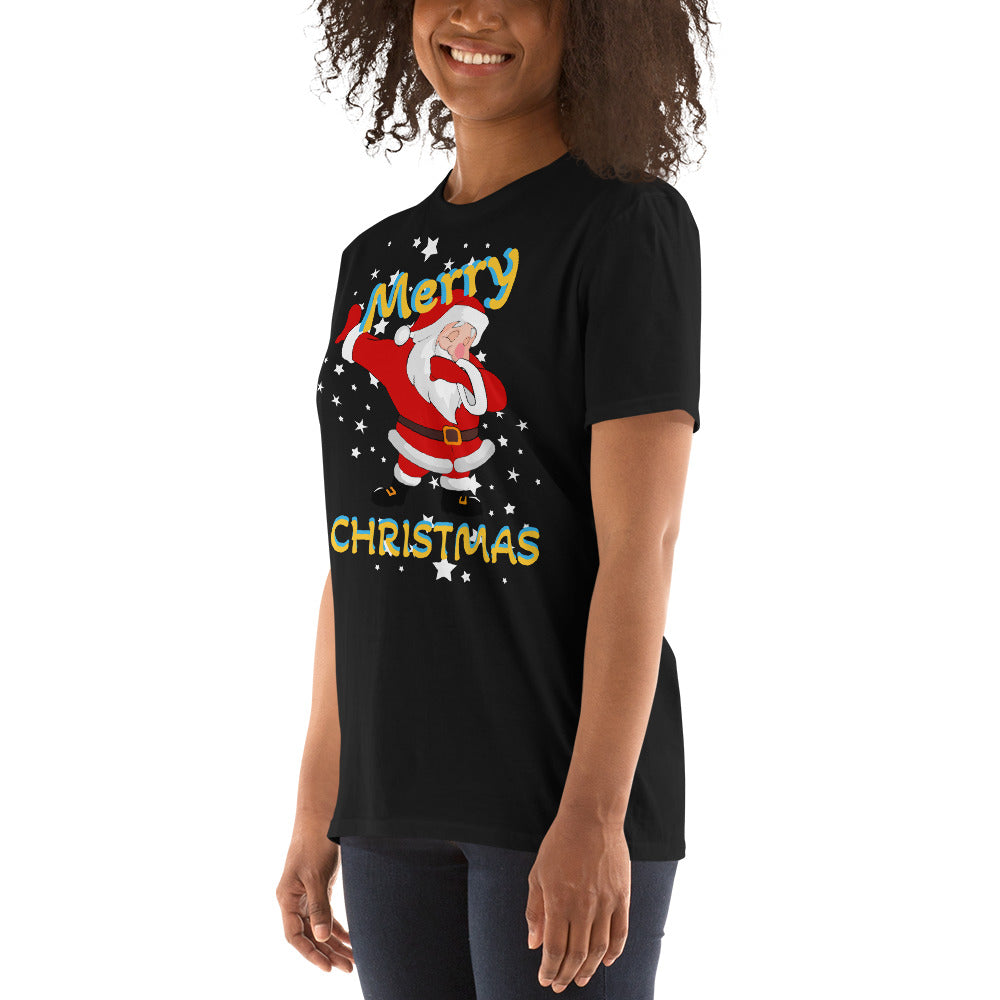 Merry Christmas, Santa Claus, Holy night, short-sleeve unisex t-shirt