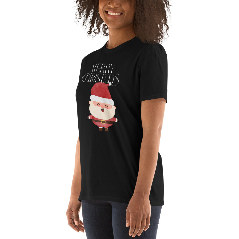 Santa Claus T-Shirt, Christmas Shirt, Christmas Gift, Personalized T-Shirt, Short Sleeve Unisex T-Shirt