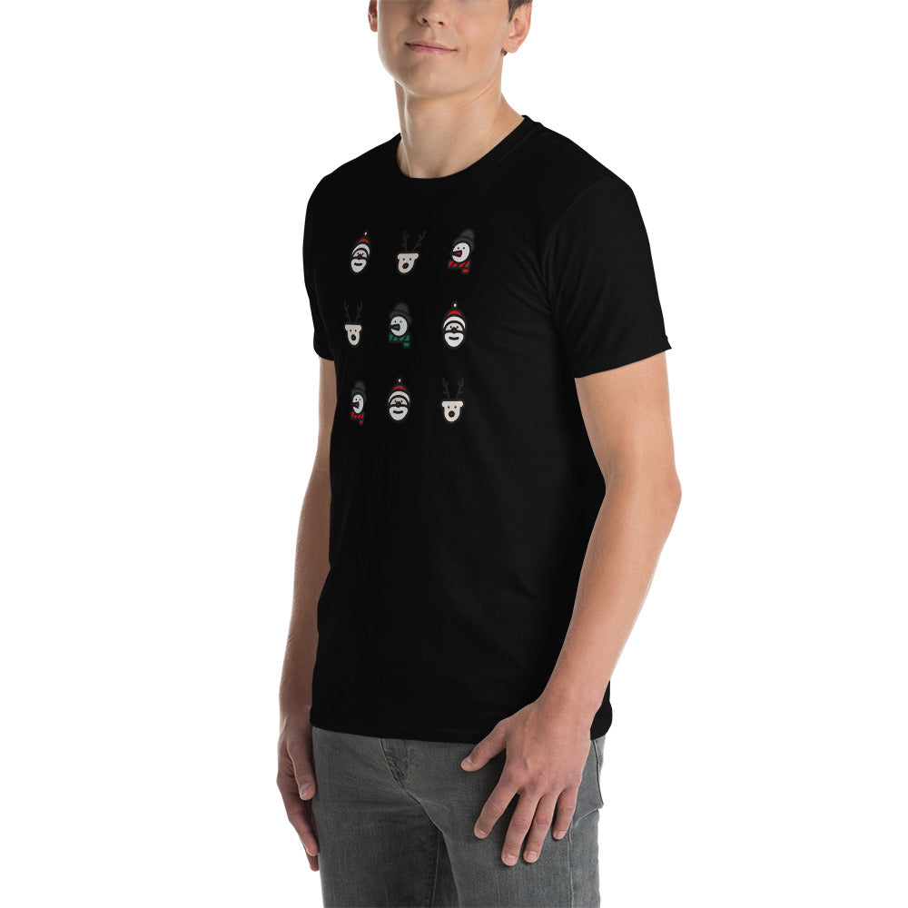 Christmas Figures, Short Sleeve Unisex T-Shirt