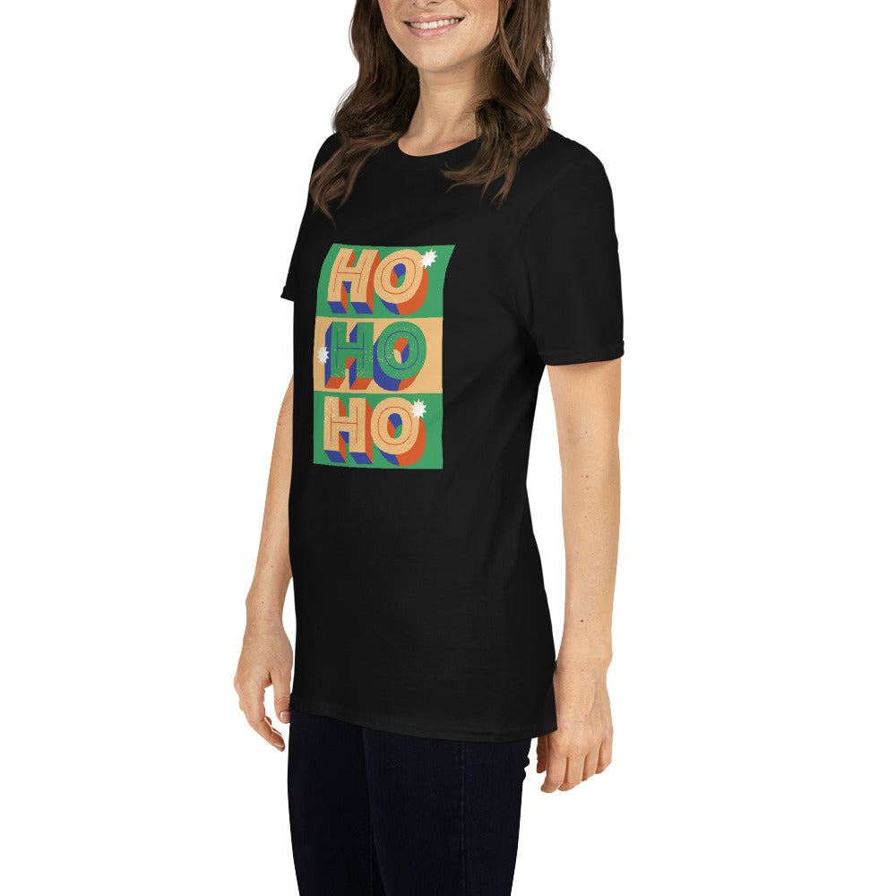 HOHOH, Merry Christmas, Short Sleeve Unisex T-Shirt