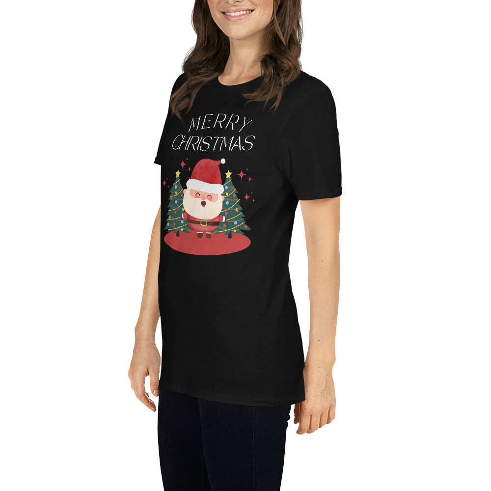 Merry christmas t-shirt, short-sleeve unisex t-shirt