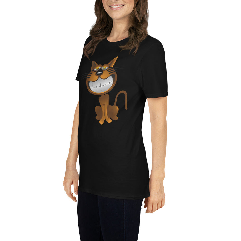 Cat Smiling Unisex T-Shirt