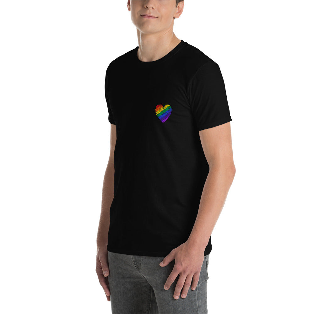 Rainbow Heart Unisex T-Shirt