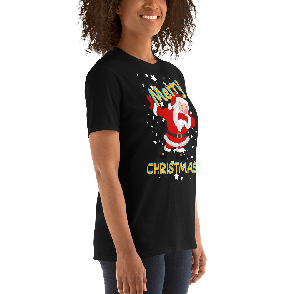 Merry Christmas, Santa Claus, Holy night, short-sleeve unisex t-shirt