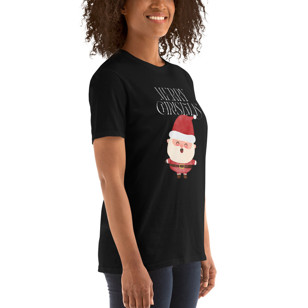 Santa Claus T-Shirt, Christmas Shirt, Christmas Gift, Personalized T-Shirt, Short Sleeve Unisex T-Shirt