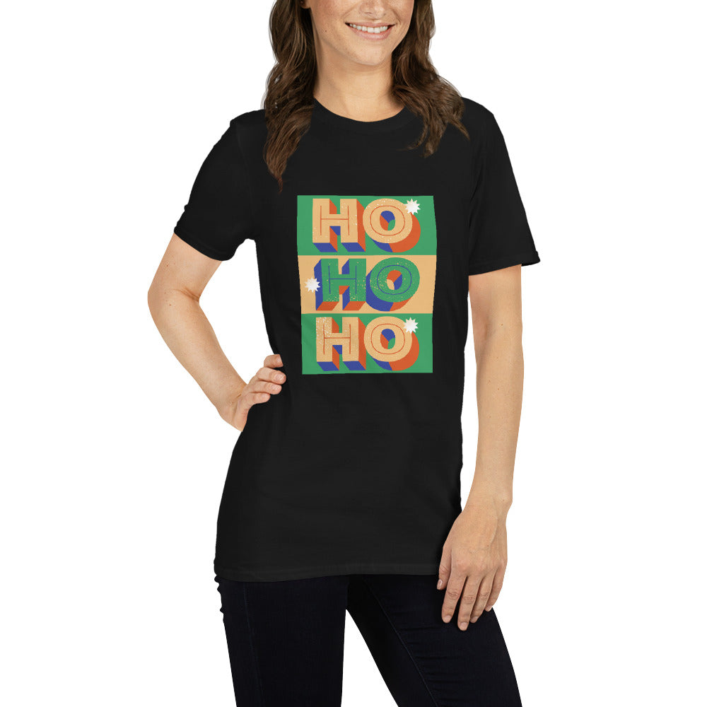 HOHOH, Merry Christmas, Short Sleeve Unisex T-Shirt