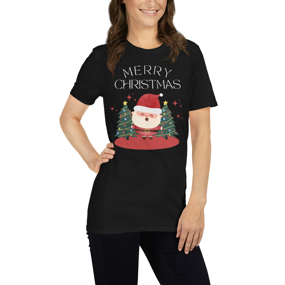 Merry christmas t-shirt, short-sleeve unisex t-shirt