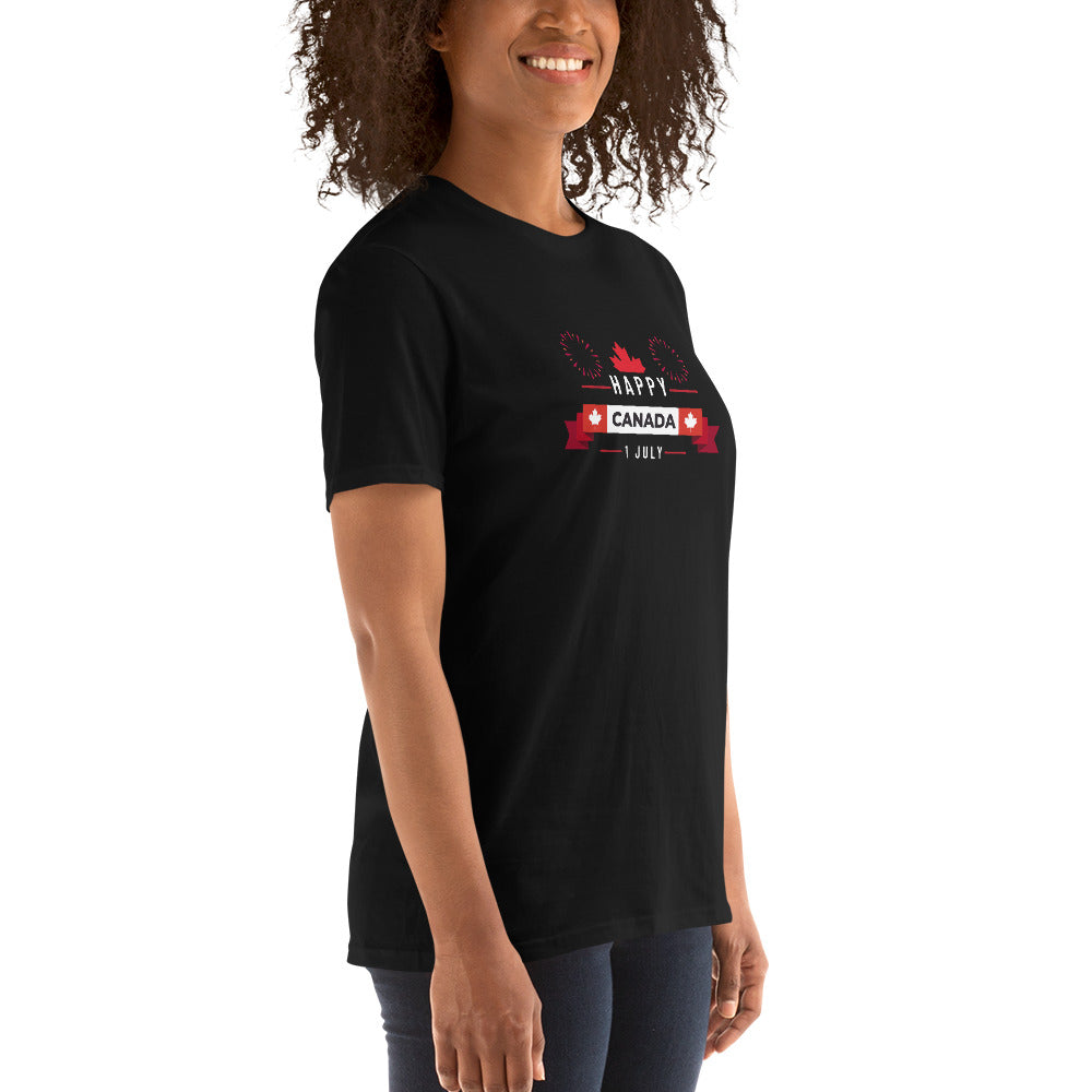 Happy Canada day unisex t-shirt