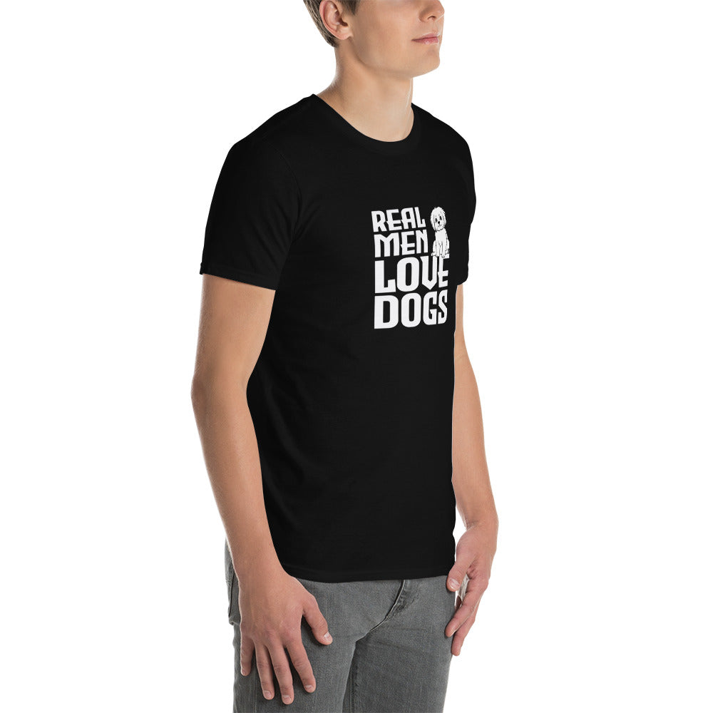 Real men love dogs unisex t-shirt