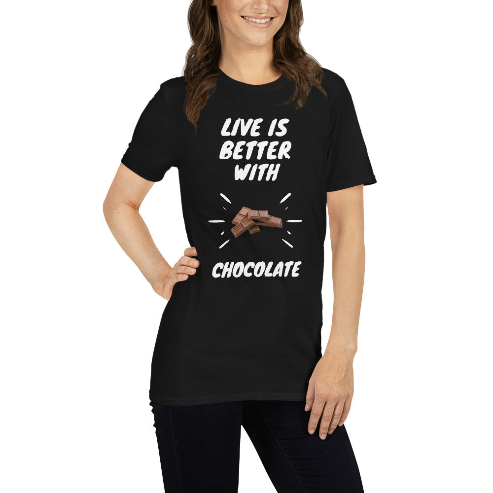 Life is better with cocolate Unisex-T-Shirt