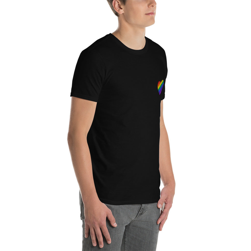 Rainbow Heart Unisex T-Shirt