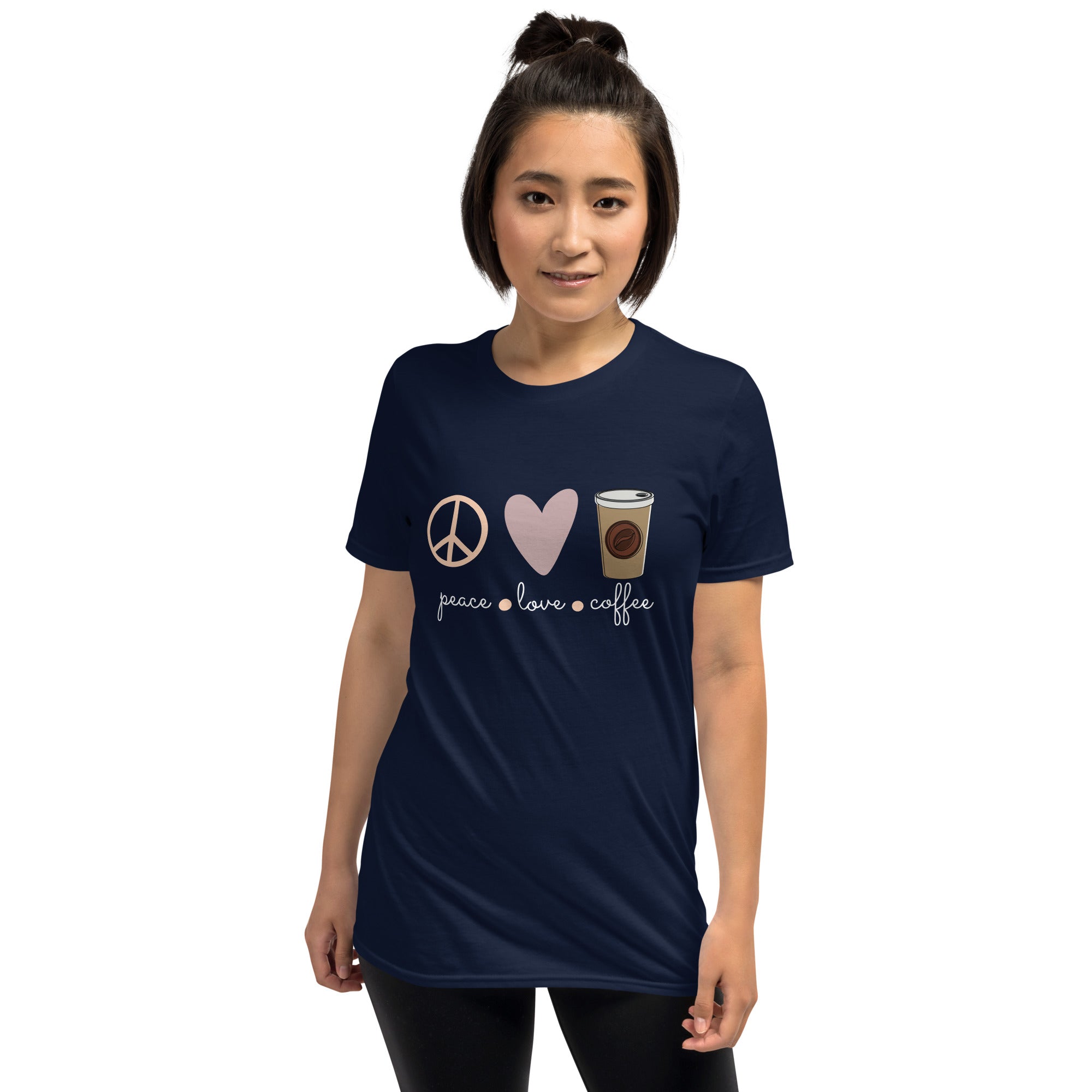 Love - Peace - Coffee Unisex-T-Shirt