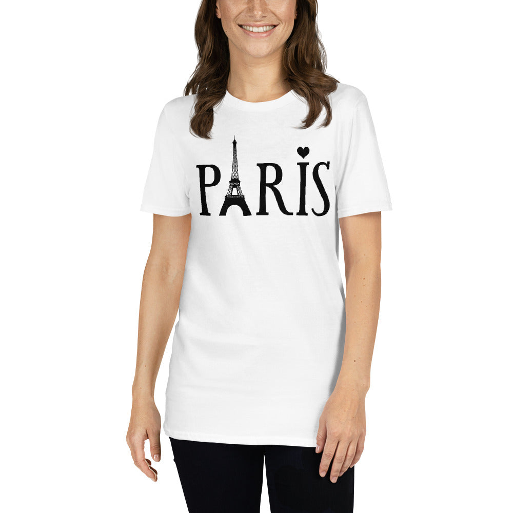 Paris, Short-Sleeve Unisex T-Shirt