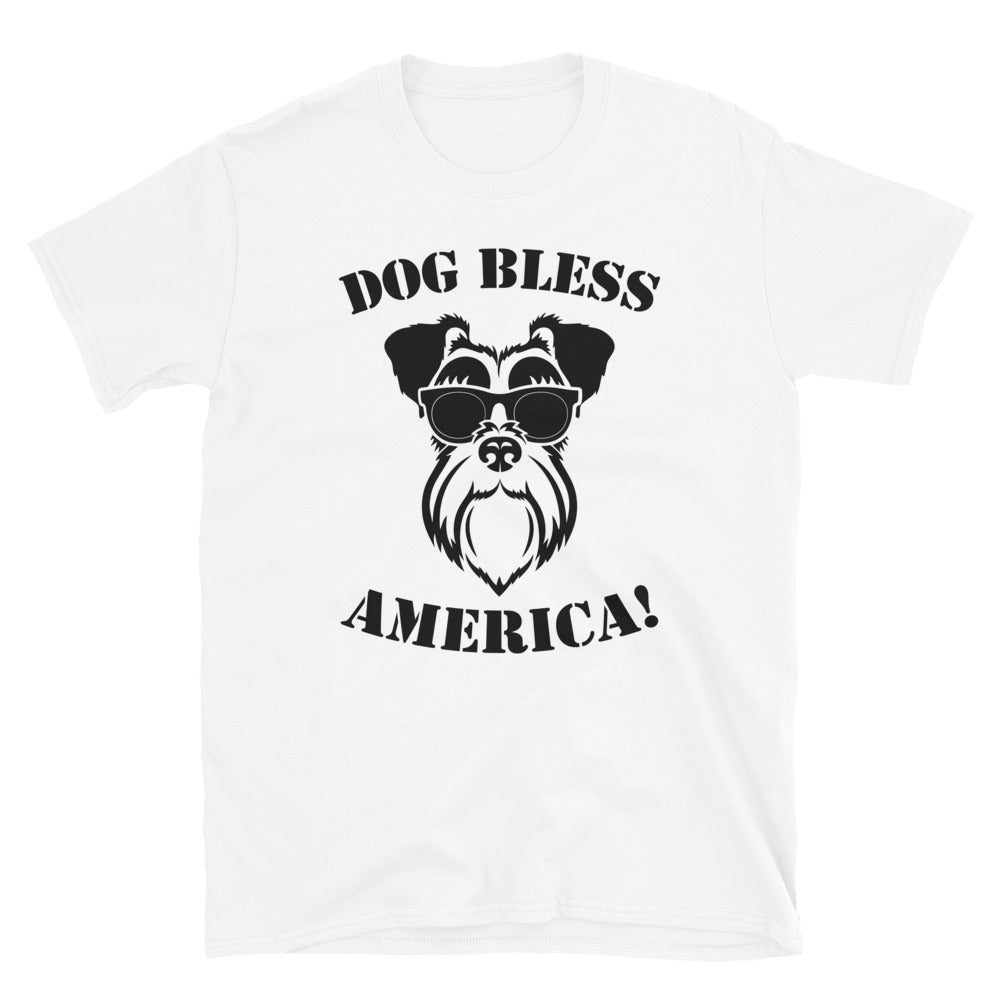 Dog bless america unisex t-shirt