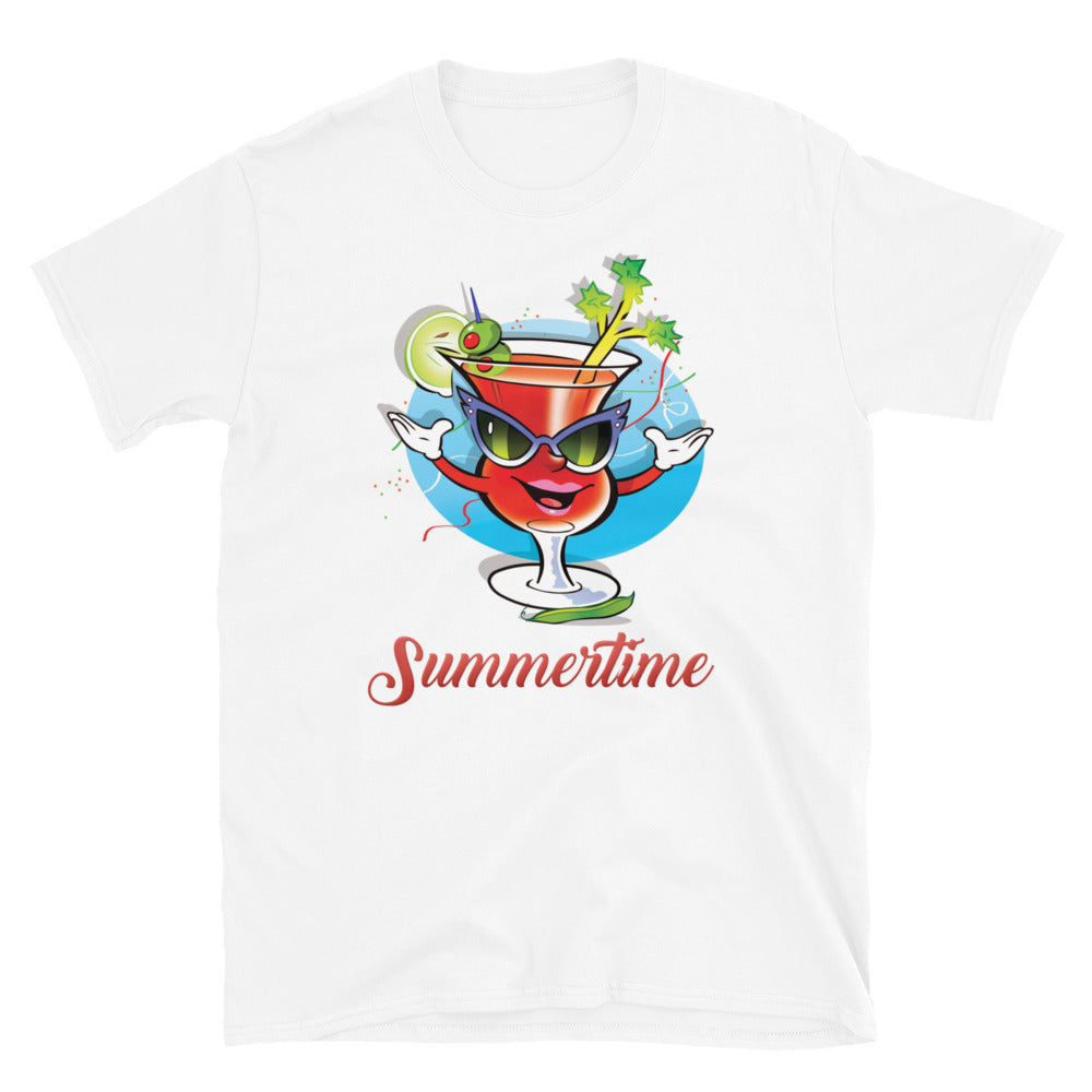 Summertime Cocktail unisex t-shirt