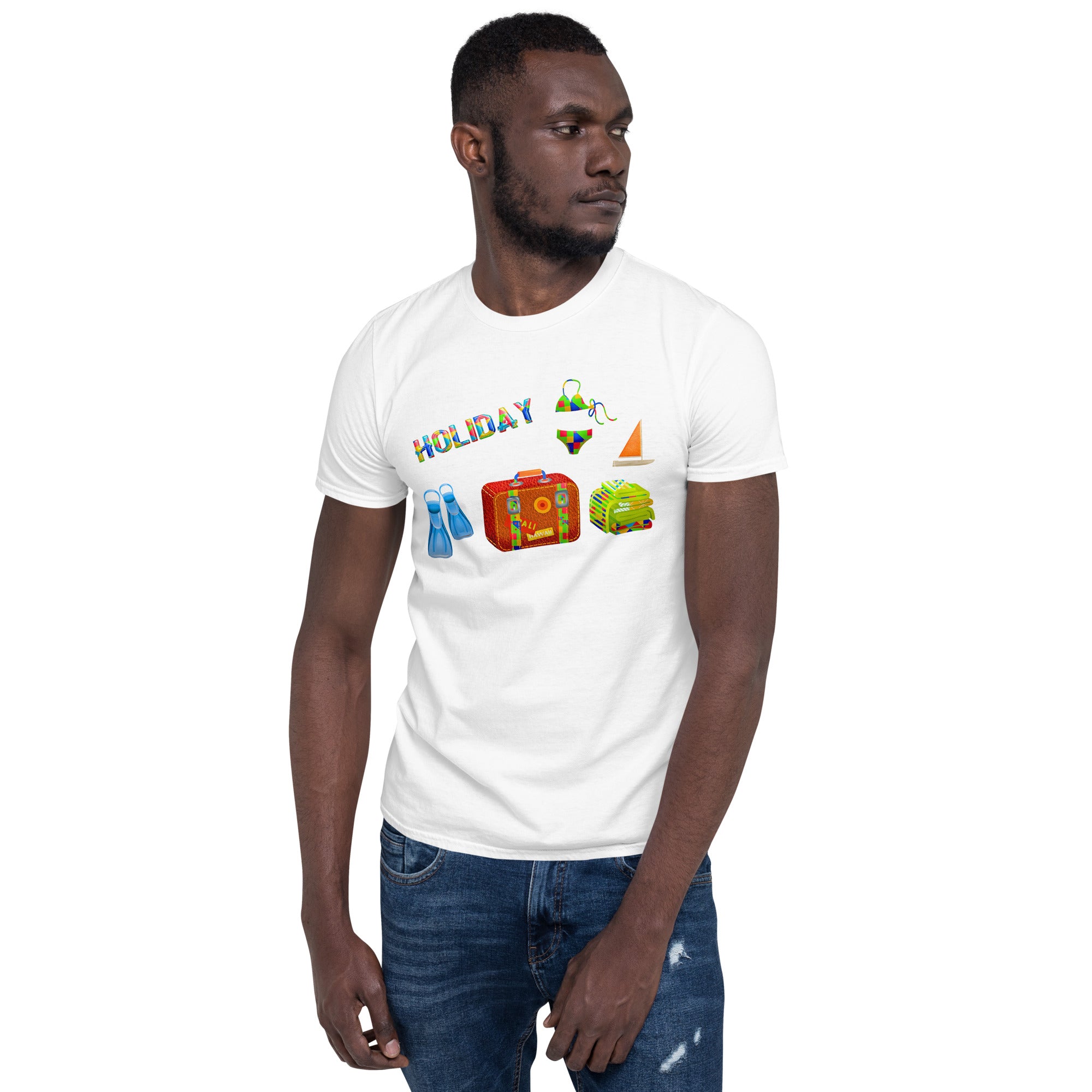 Holiday suitcase unisex t-shirt