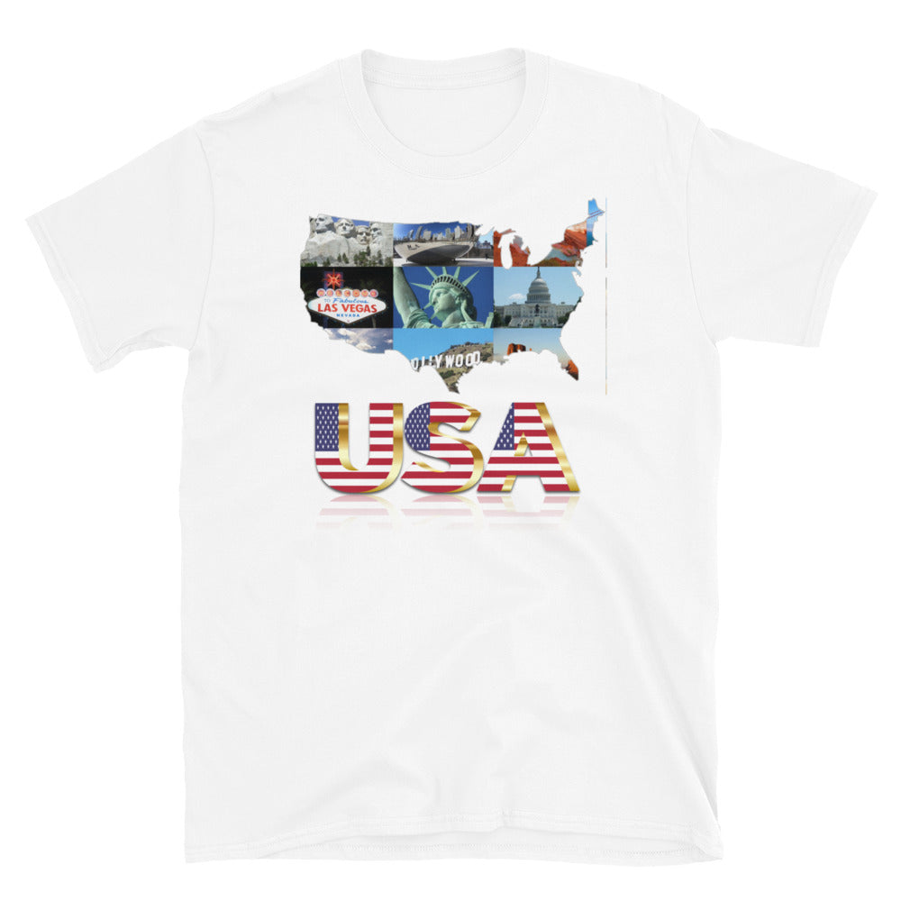 Sign a picture USA unisex t-shirt