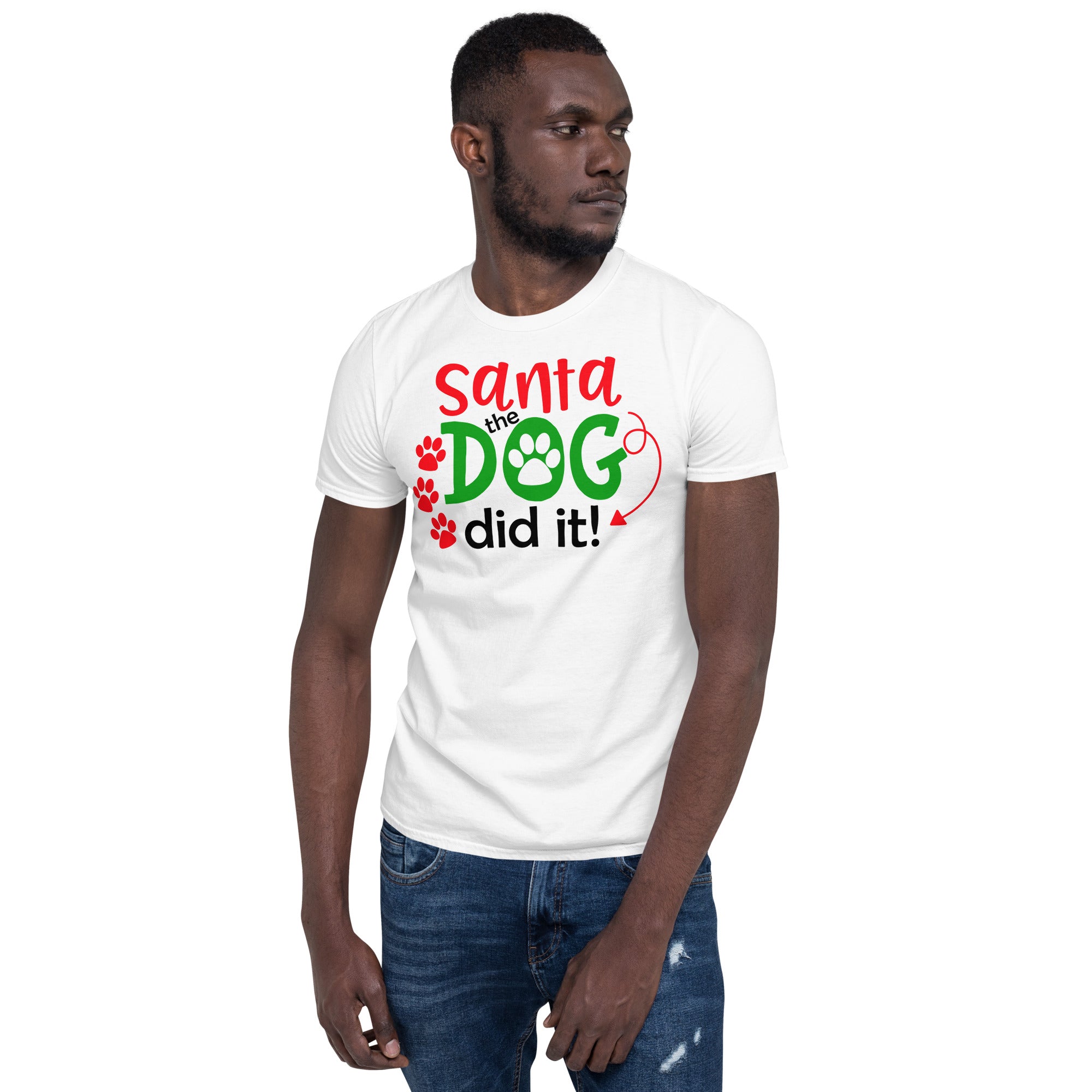 Santa the dog Unisex T-Shirt