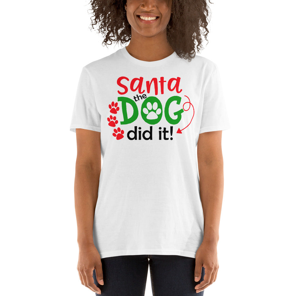 Santa the dog Unisex T-Shirt