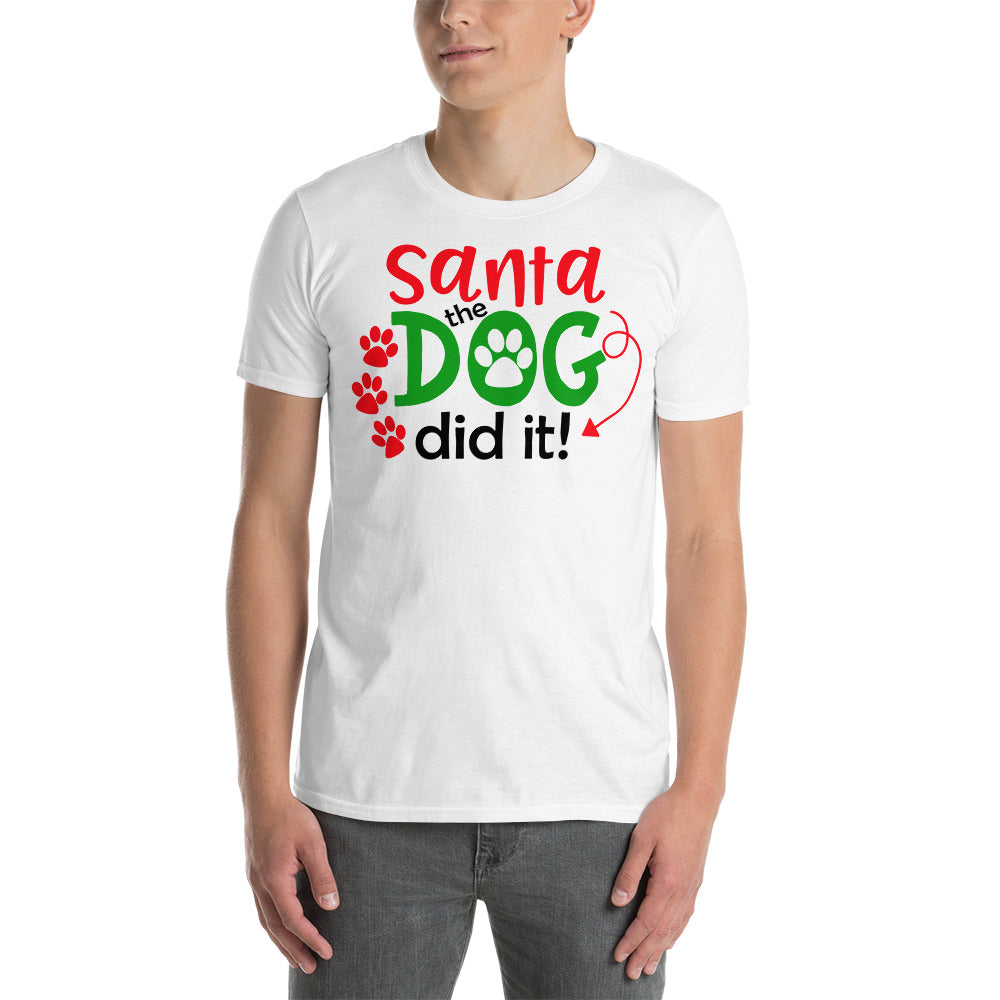 Santa the dog Unisex T-Shirt