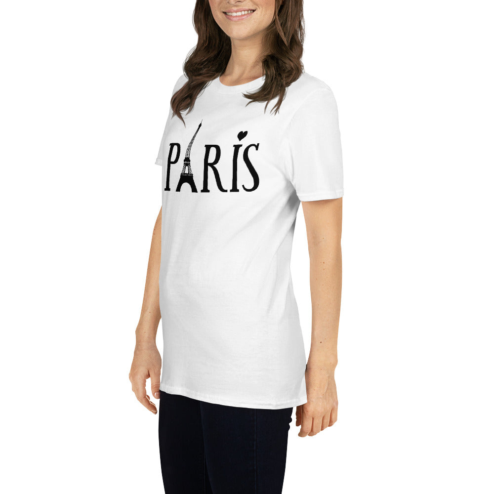 Paris, Short-Sleeve Unisex T-Shirt