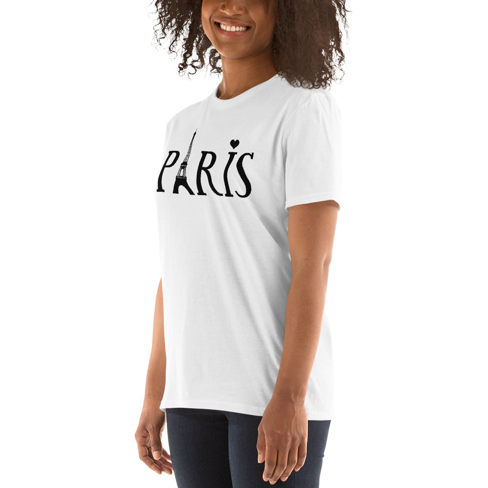 Paris, Short-Sleeve Unisex T-Shirt