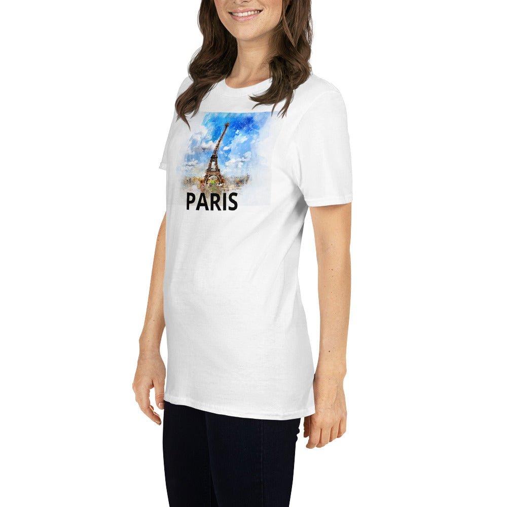 Paris, Short-Sleeve Unisex T-Shirt