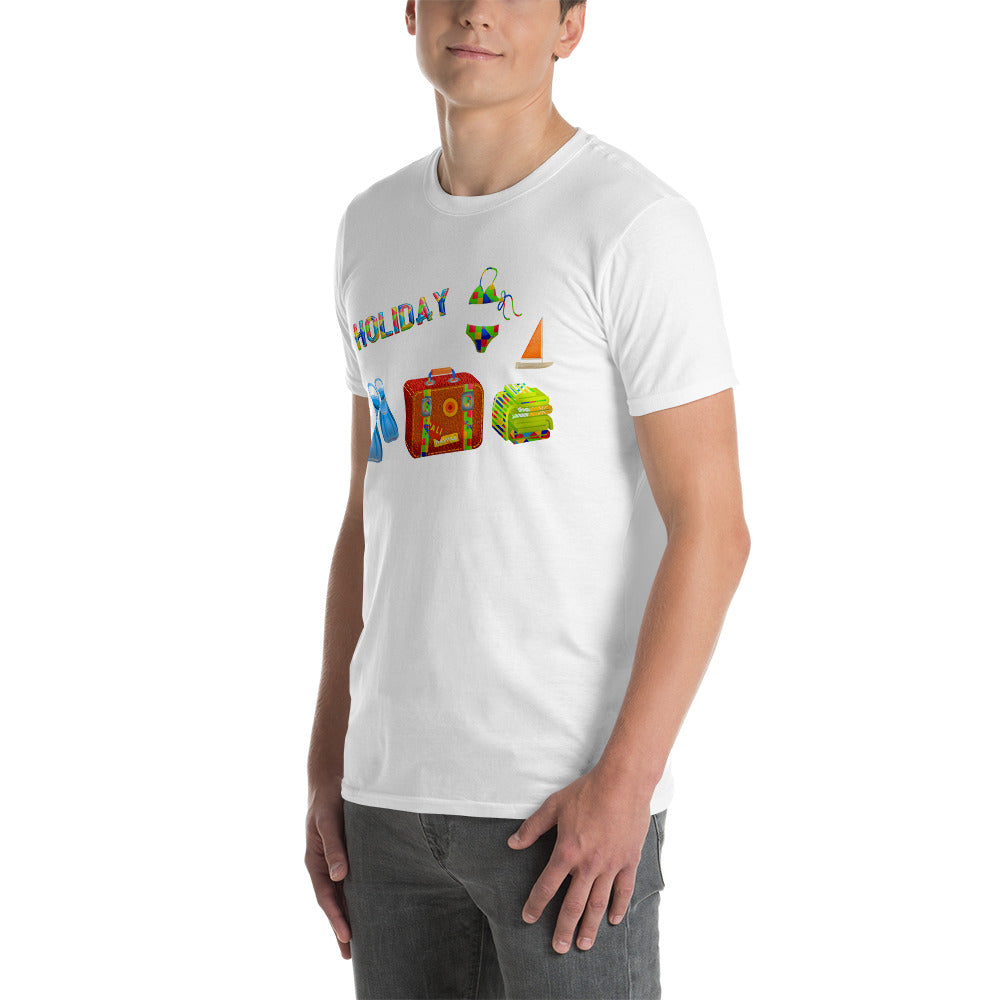 Holiday suitcase unisex t-shirt