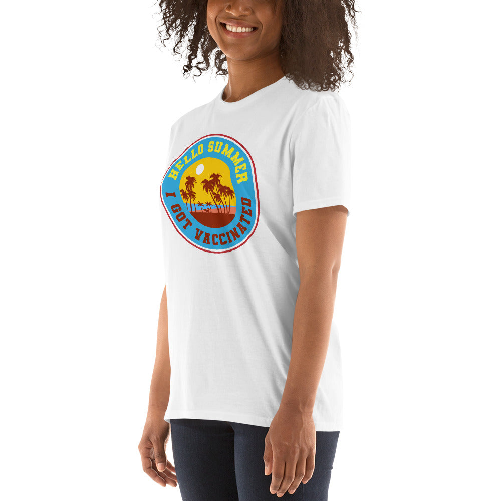 Hello summer i get vaccinated T-shirt