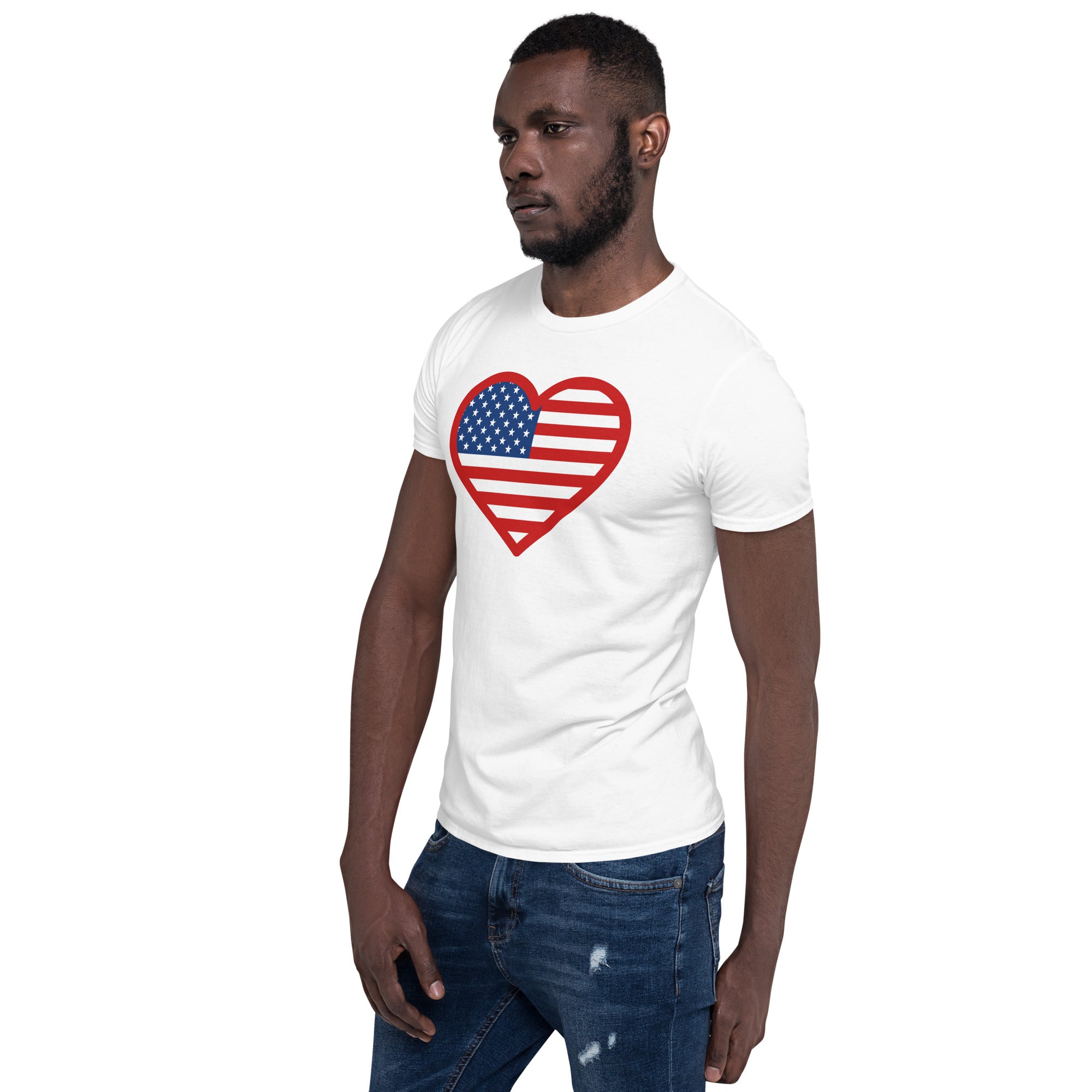 USA Heart Unisex T-Shirt