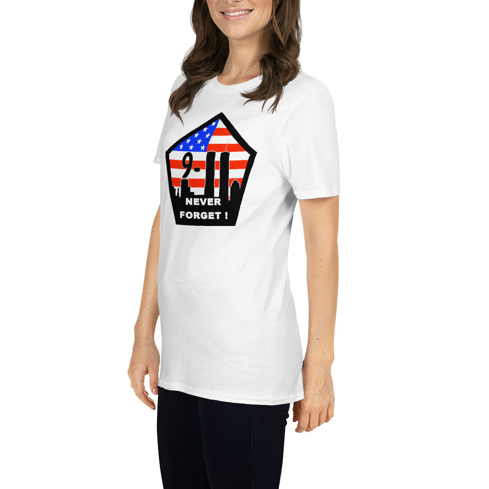 9/11 never forget unisex t-shirt