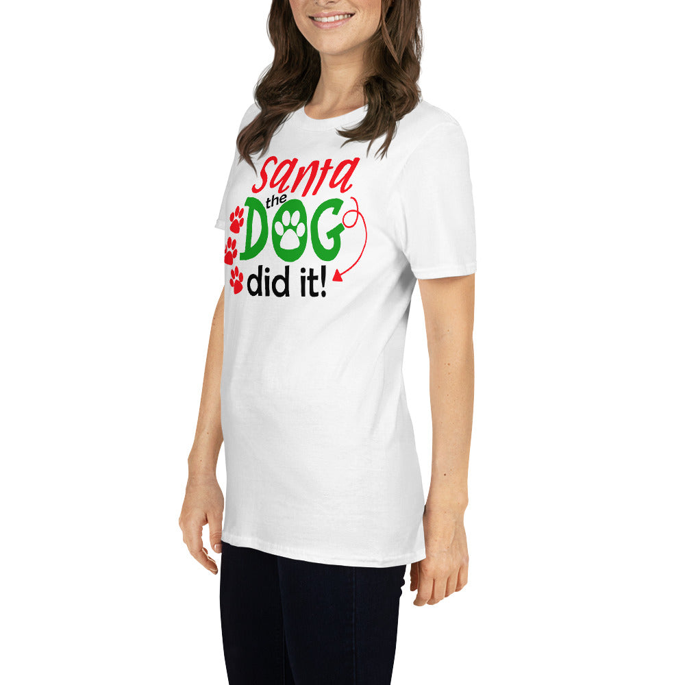 Santa the dog Unisex T-Shirt