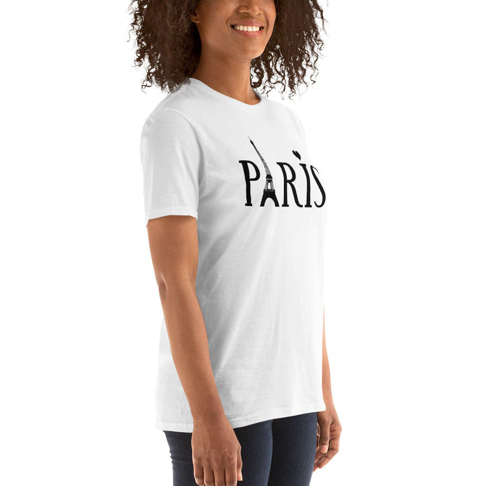 Paris, Short-Sleeve Unisex T-Shirt