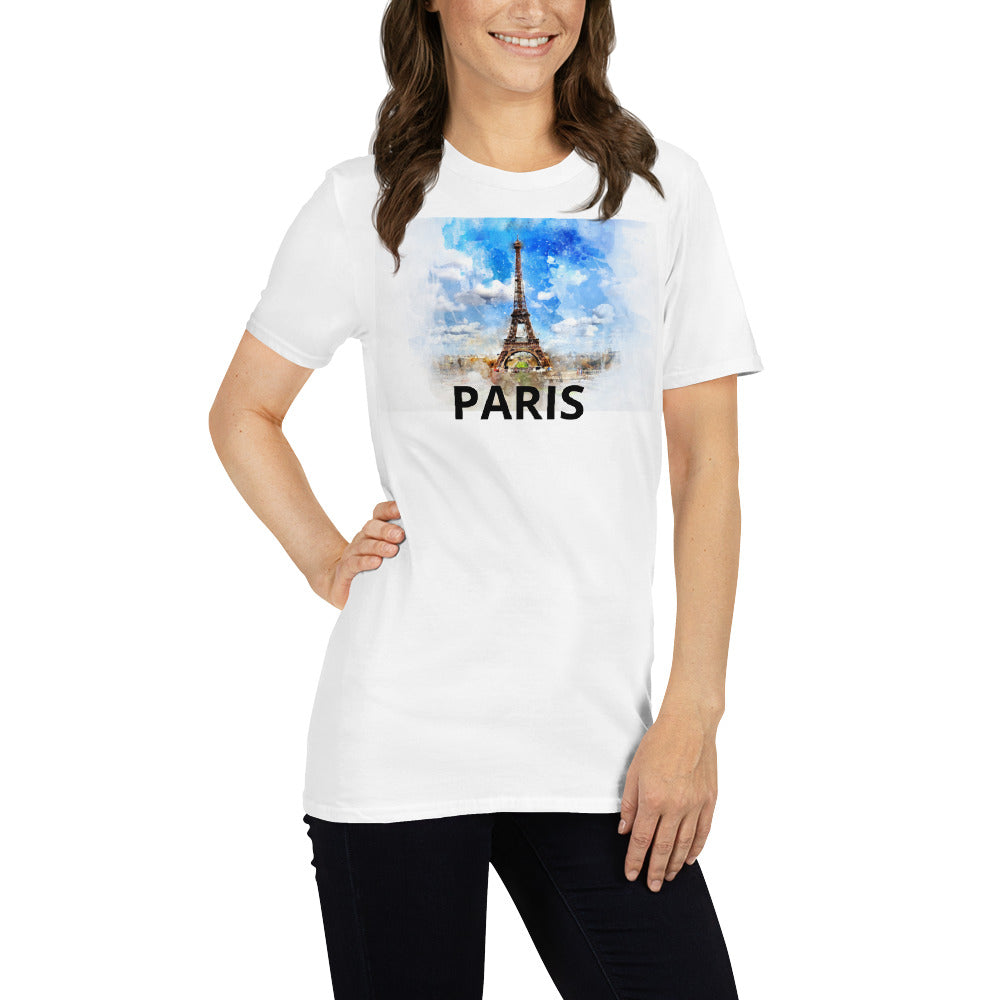 Paris, Short-Sleeve Unisex T-Shirt