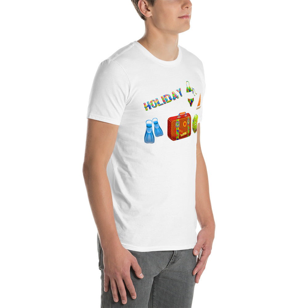 Holiday suitcase unisex t-shirt