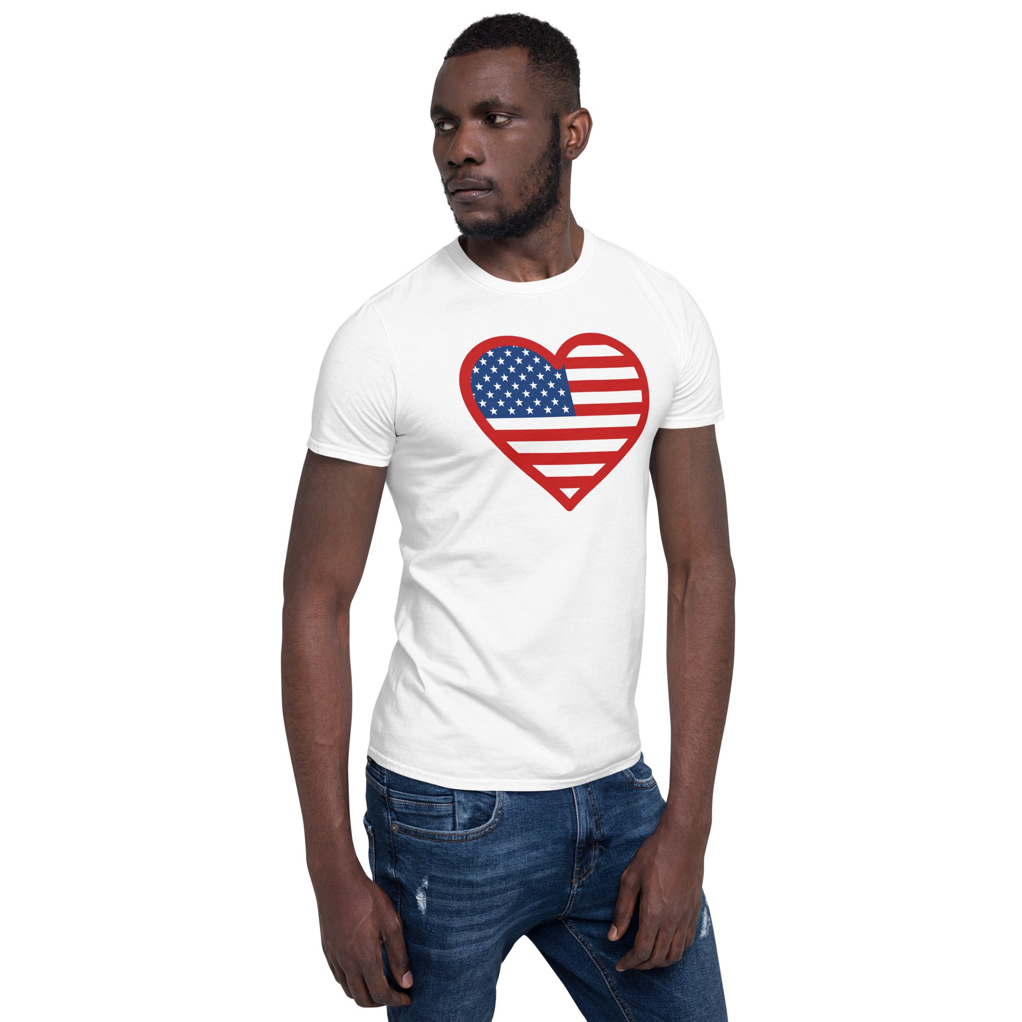 USA Heart Unisex T-Shirt